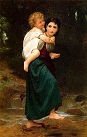 Le passage du réalisme William Adolphe Bouguereau Peinture à l'huile
